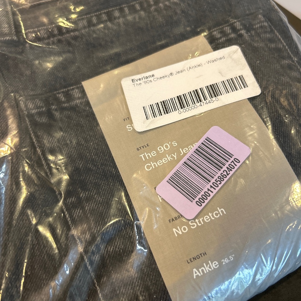 Everlane 90s cheeky jean (ankle) washed